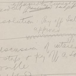 Board Meeting, 5/18/1923