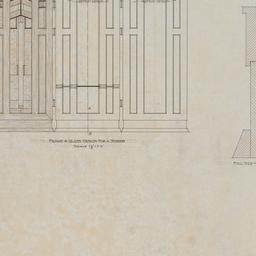 Screen elevation, section