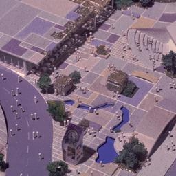 Model, aerial view.