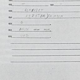 Eastern questionnaire, answ...