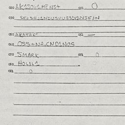 Eastern questionnaire, answ...