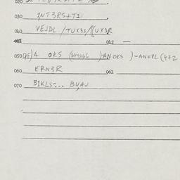 Eastern questionnaire, answ...