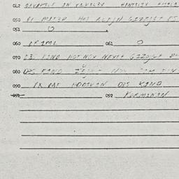 Eastern questionnaire, answ...
