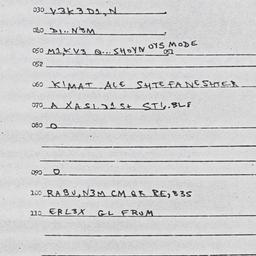 Eastern questionnaire, answ...