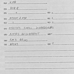Eastern questionnaire, answ...