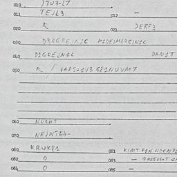 Eastern questionnaire, answ...