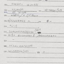Eastern questionnaire, answ...
