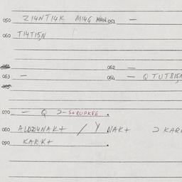 Eastern questionnaire, answ...