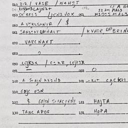 Eastern questionnaire, answ...