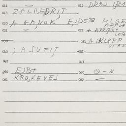 Eastern questionnaire, answ...
