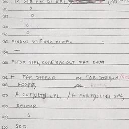 Eastern questionnaire, answ...
