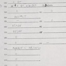 Eastern questionnaire, answ...