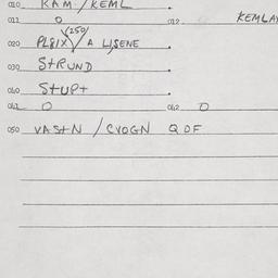 Eastern questionnaire, answ...