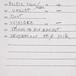 Eastern questionnaire, answ...