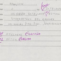 Eastern questionnaire, answ...