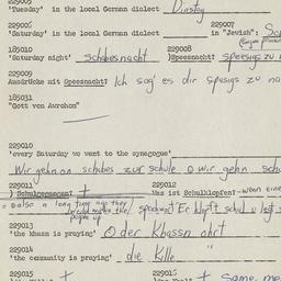 Western questionnaire, answ...