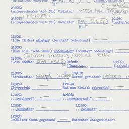Western questionnaire, answ...