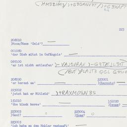 Western questionnaire, answ...