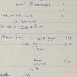Western questionnaire, blue...
