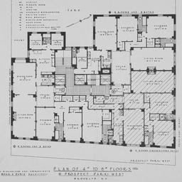 9 Prospect Park West, Plan ...