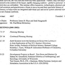 Schedules, Knowledge, Techn...