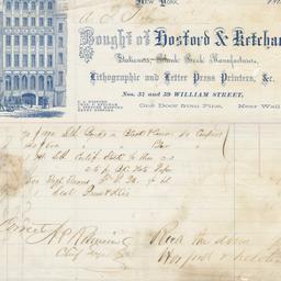 Hosford & Ketcham. Bill...