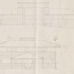 North, east elevations