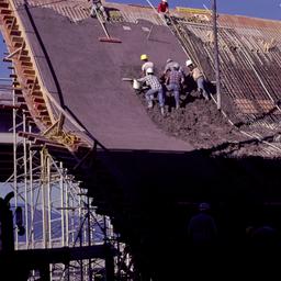 Construction view, workers ...