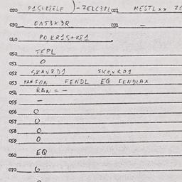 Eastern questionnaire, answ...