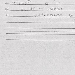 Eastern questionnaire, answ...