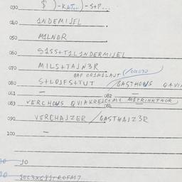 Eastern questionnaire, answ...