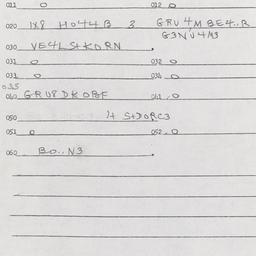 Western questionnaire, answ...