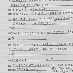 Eastern questionnaire, answ...