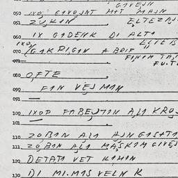 Eastern questionnaire, answ...