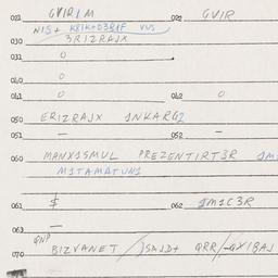 Eastern questionnaire, answ...