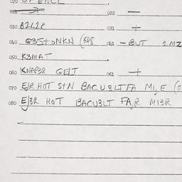 Eastern questionnaire, answ...