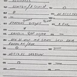 Eastern questionnaire, answ...