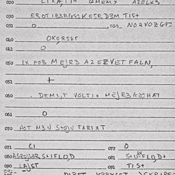 Eastern questionnaire, answ...