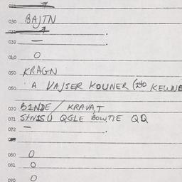 Eastern questionnaire, answ...