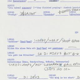 Western questionnaire, answ...