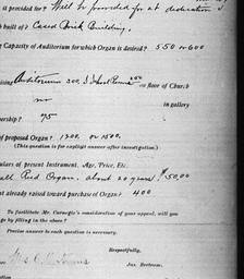 Carnegie Church Organs, Coa...