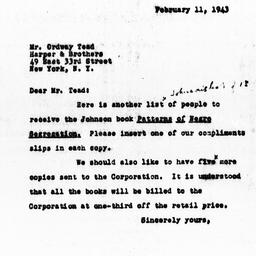 Letter from Florence Anders...