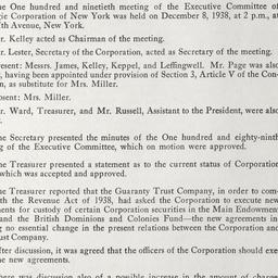 Executive Committee Meeting