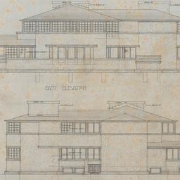 Working drawing #4: East, w...