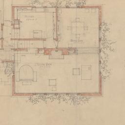 First, second floor plans