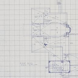 Working drawing #3: Roof plan