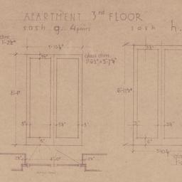 Third floor apartment sash ...