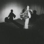 A female dancer is dancing ...