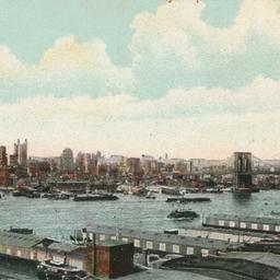 Skyscrapers and Brooklyn Br...