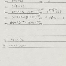 Eastern questionnaire, answ...